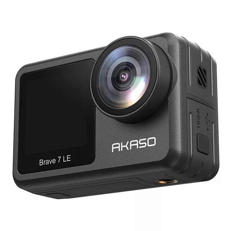 AKASO - Brave 7 LE SE 4K Waterproof Action Camera with Remote - Black