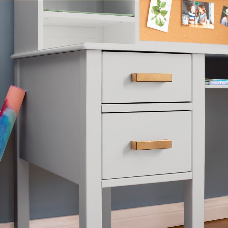 Guidecraft Kid's Taiga Desk and Hutch - Blue