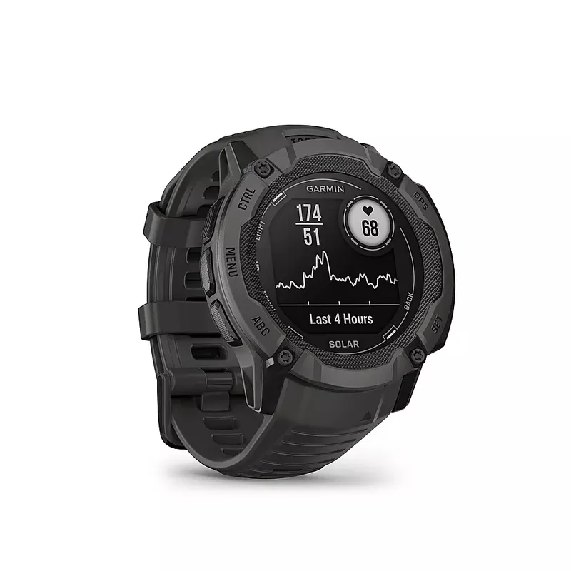Garmin - Instinct 2X Solar Smartwatch 50 mm Fiber-reinforced Polymer - Gray