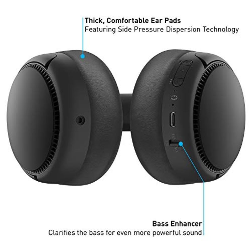 Panasonic RB-M300B Deep Bass Wireless Bluetooth Immersive Headphones, Sand Beige