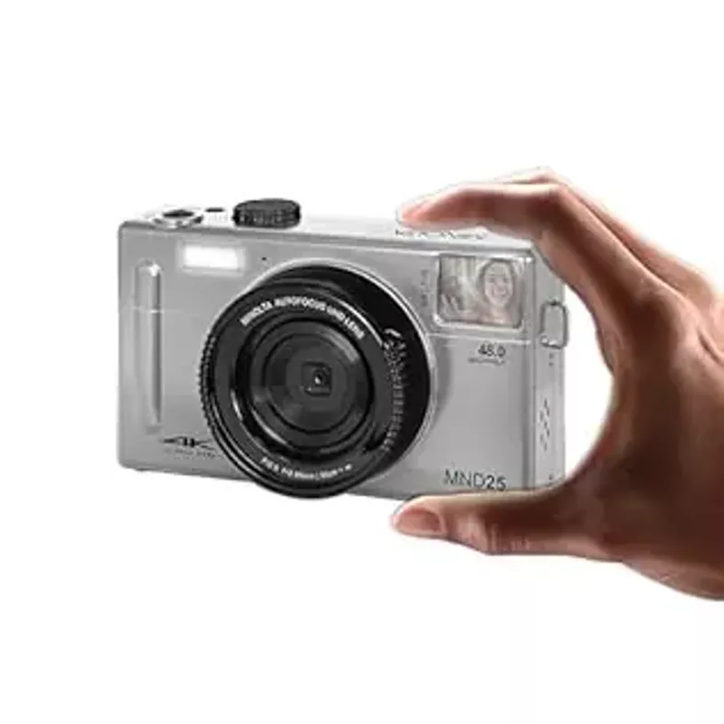 Minolta MND25 48 MP Autofocus / 4K Ultra HD Camera w/Selfie Mirror