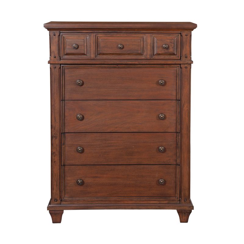 Harbor Point Rustic Cherry 5-drawer Chest by Greyson Living - Rustic Cherry