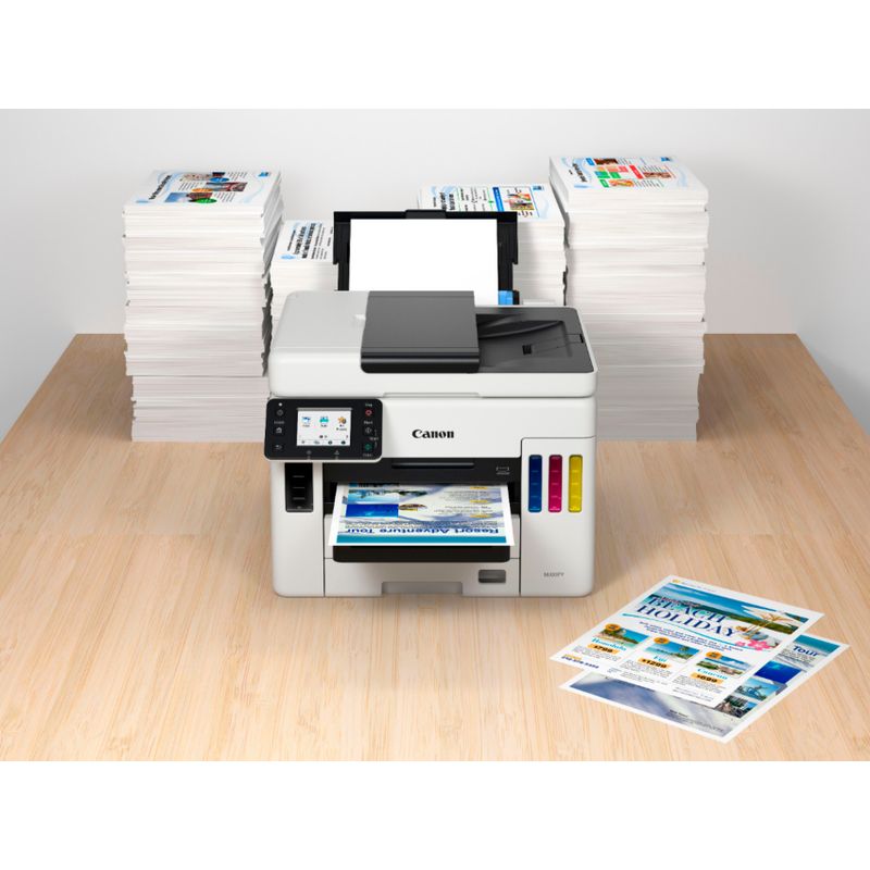 Alt View Zoom 26. Canon - MAXIFY MegaTank GX7021 Wireless All-In-One Inkjet Printer with Fax - White