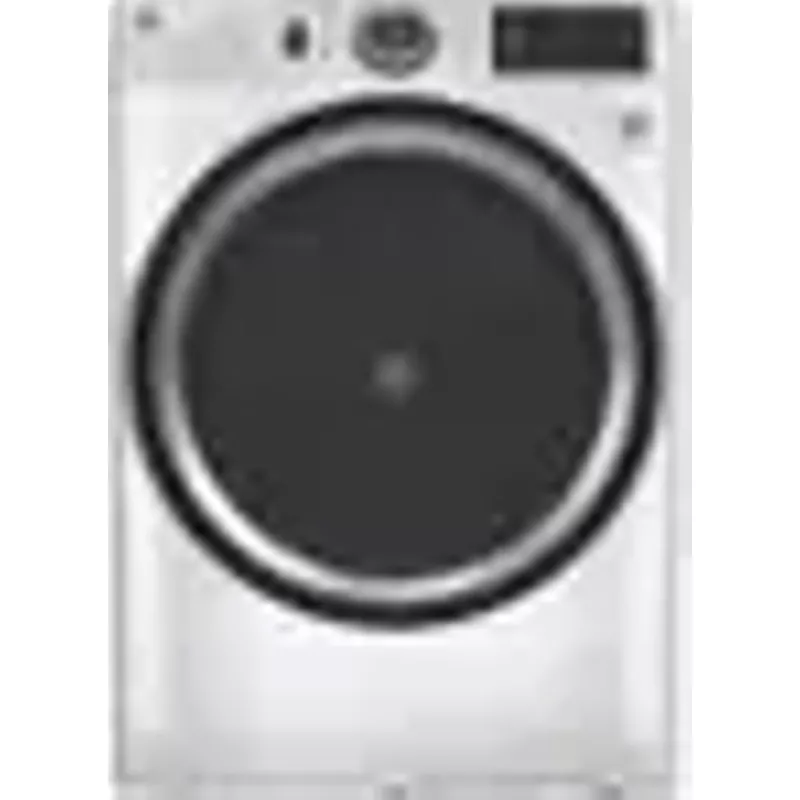 GE - 4.8 CuFt High-Efficiency Stackable Smart Front Load Washer w/UltraFresh Vent System & Microban Antimicrobial Technology - White on White