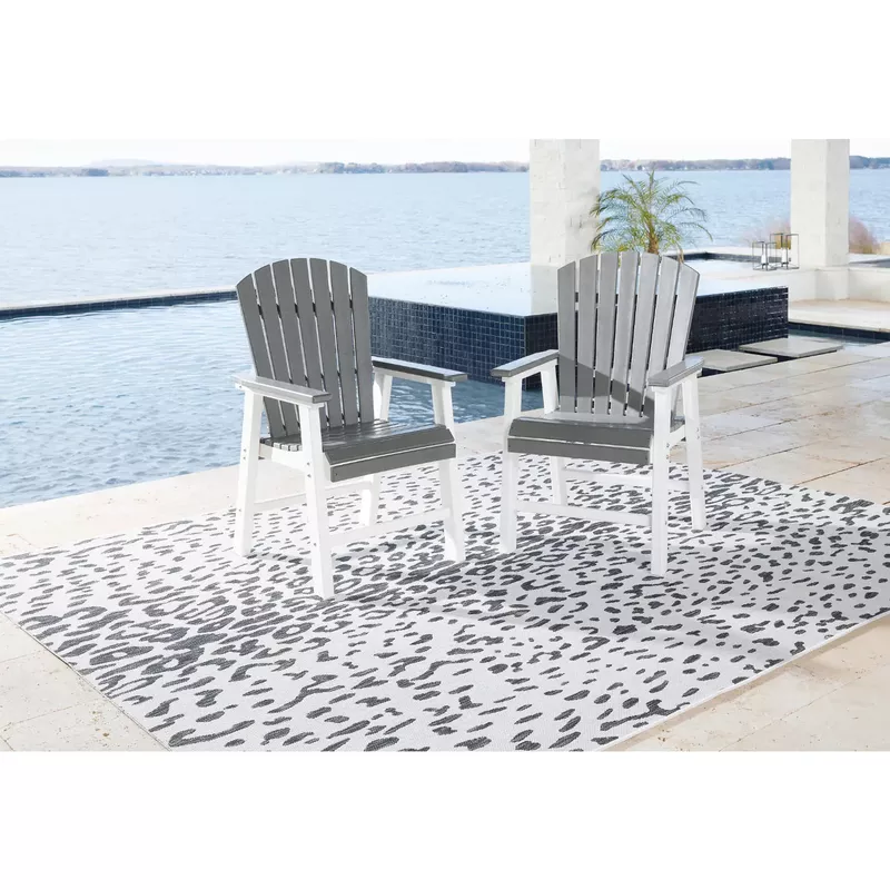 Transville Outdoor Dining Arm Chair (Set of 2)