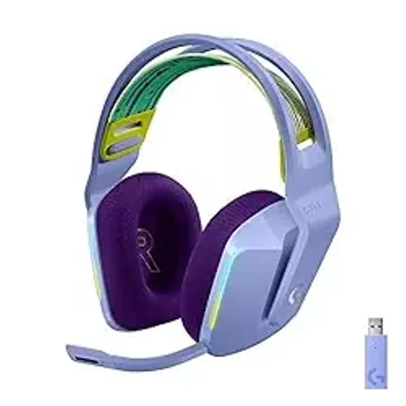 Logitech - G733 LIGHTSPEED Wireless Gaming Headset for PS4, PC - Lilac