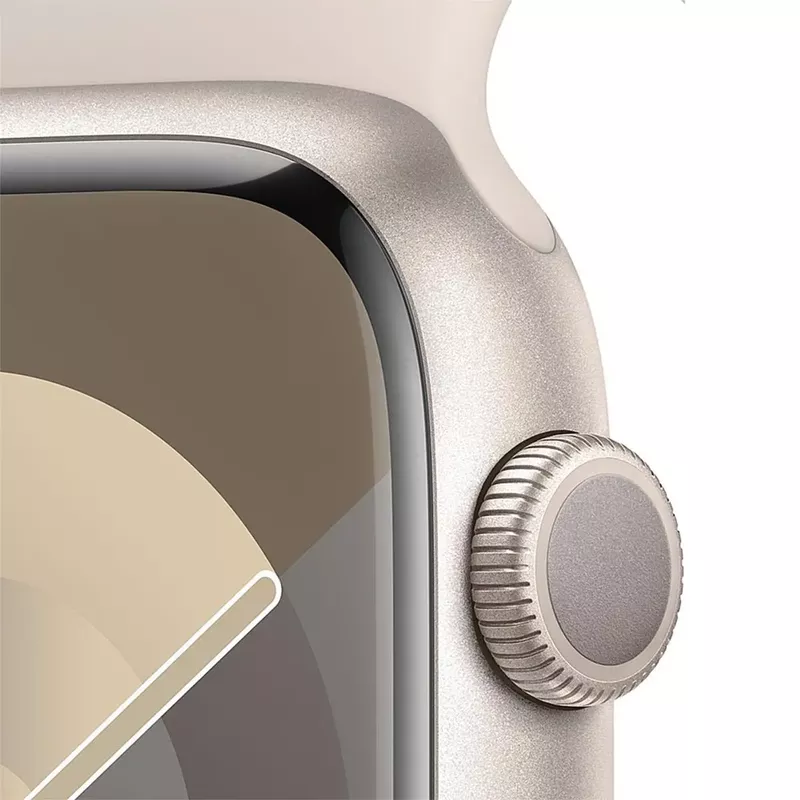 Apple Watch SE 2nd Generation (GPS + Cellular) 44mm Starlight Aluminum Case with Starlight Sport Band - M/L - Starlight