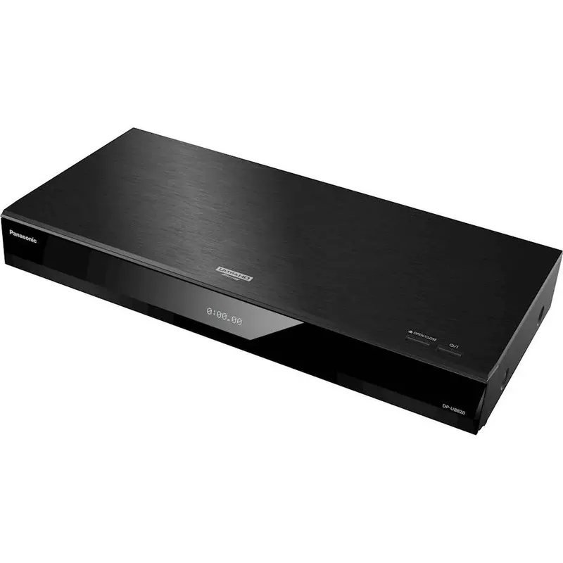 Panasonic - Streaming 4K Ultra HD Hi-Res Audio with Dolby Vision 7.1 Channel DVD/CD/3D Wi-Fi Built-In Blu-Ray Player, DP-UB820-K - Black