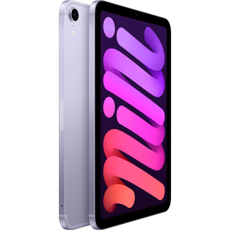 Alt View Zoom 11. Apple - iPad mini (Latest Model) with Wi-Fi + Cellular - 256GB - Purple (Unlocked)