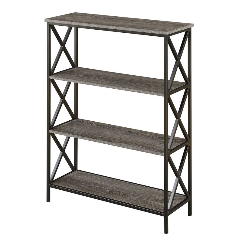 Convenience Concepts Tucson 4-tier Bookcase - Weathered Grey