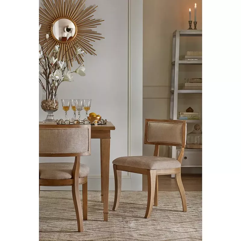 Esme Beige Upholstered Dining Chair (Set of 2)