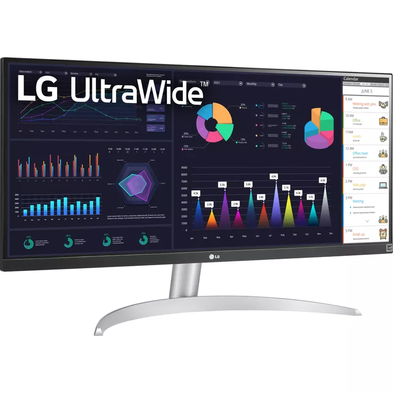 LG 29'' IPS WFHD UltraWide Monitor, Black/White