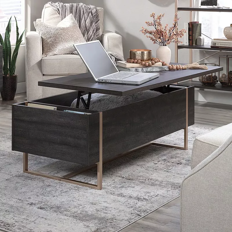 Sauder - Walter Heights Lift Top Coffee Table Bwg - Blade Walnut