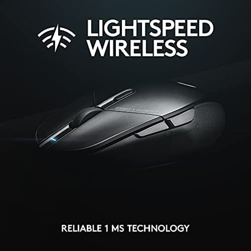 Logitech G G303 Shroud Edition LIGHTSPEED Wireless Mouse, Black