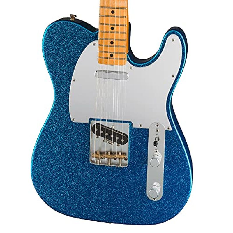 Fender Artist Series J Mascis Telecaster Electric Guitar, Bottle Rocket Blue Flake