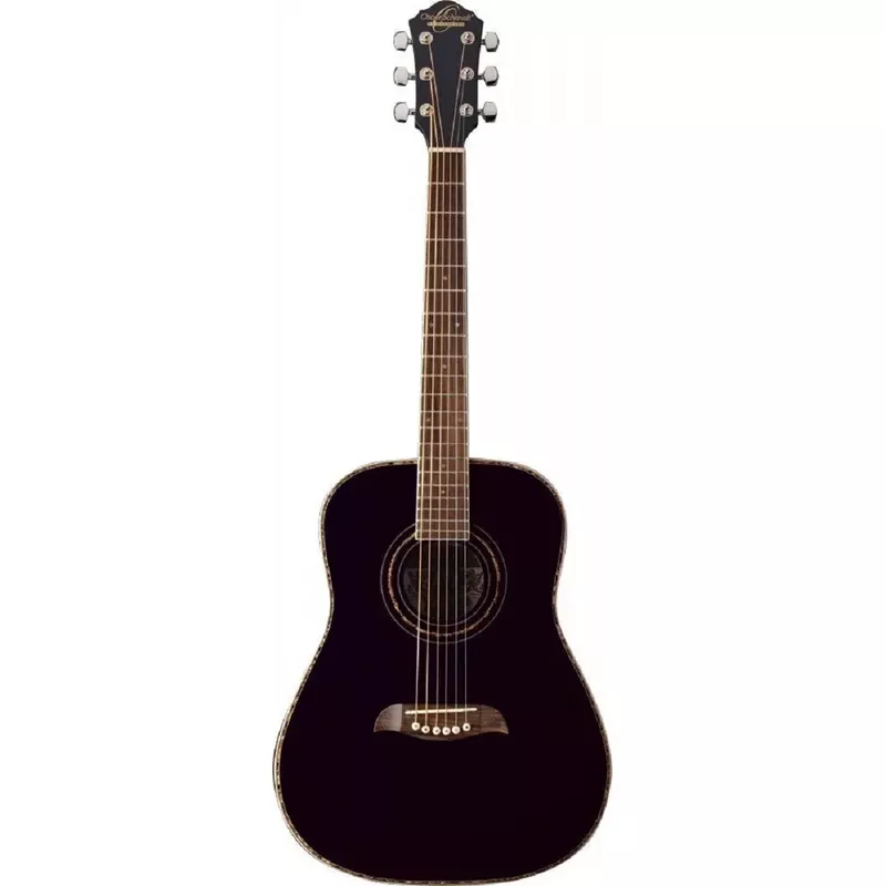 Oscar Schmidt OG1B 3/4 Size Acoustic Guitar. Black