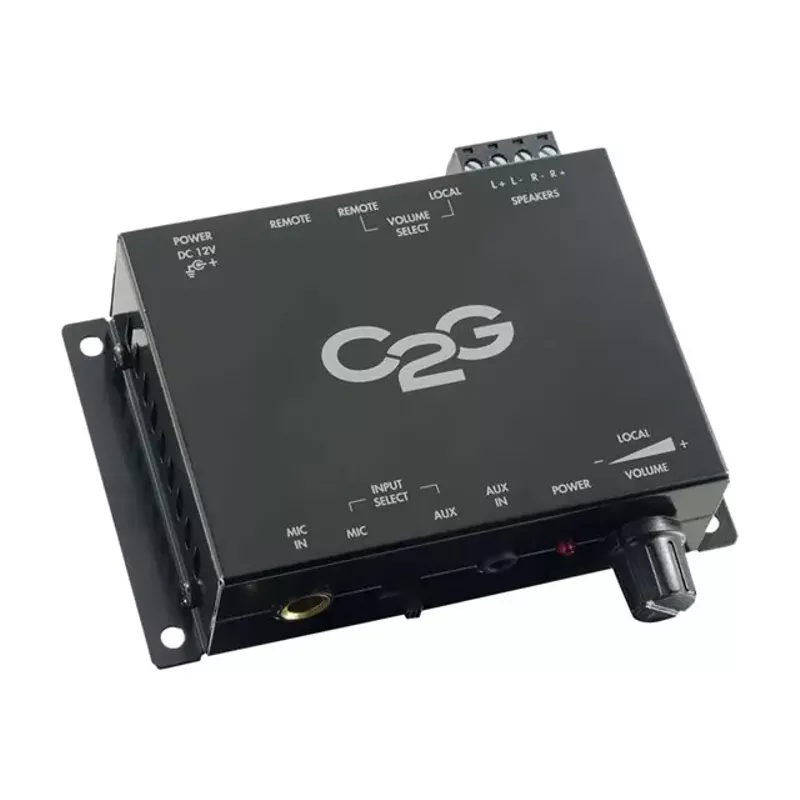 C2G Compact Amplifier with External Volume Control - amplifier