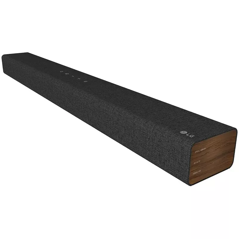 LG 2.1 Channel Sound Bar with Built-In Subwoofer, Black