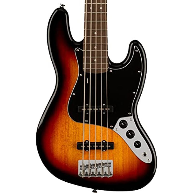 Fender 5 String Bass Guitar, Right, 3-Color Sunburst (0378651500)