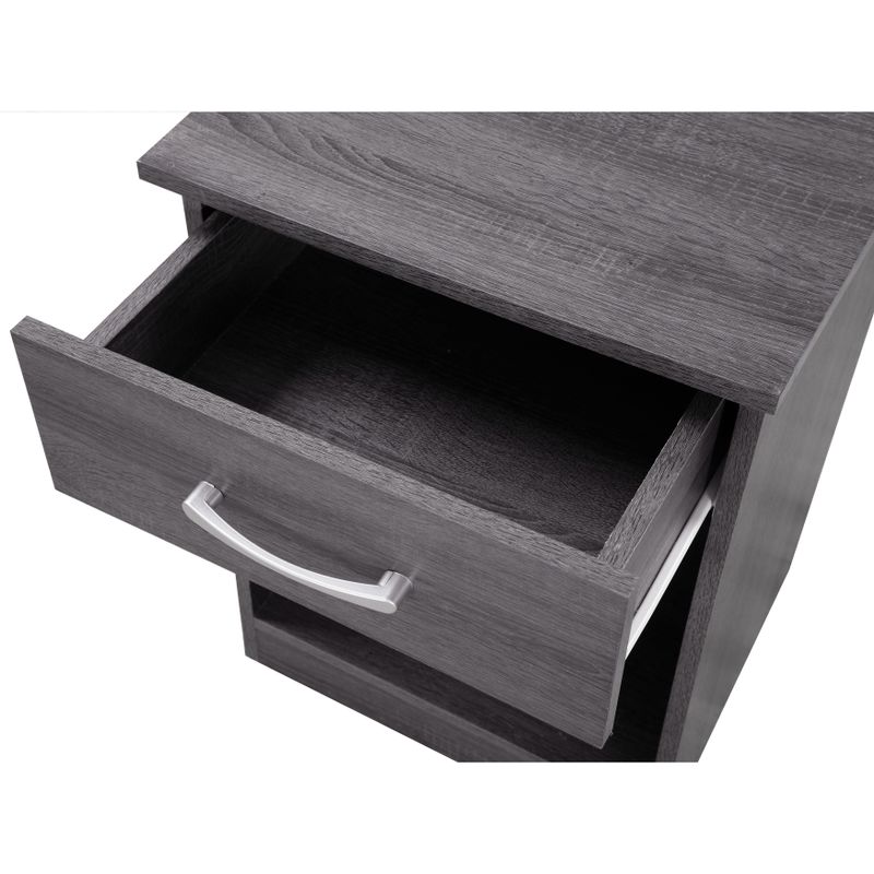 Lindsey 1-drawer Nightstand - Black