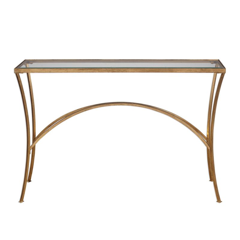 Uttermost Alayna Gold Console Table - Console Table