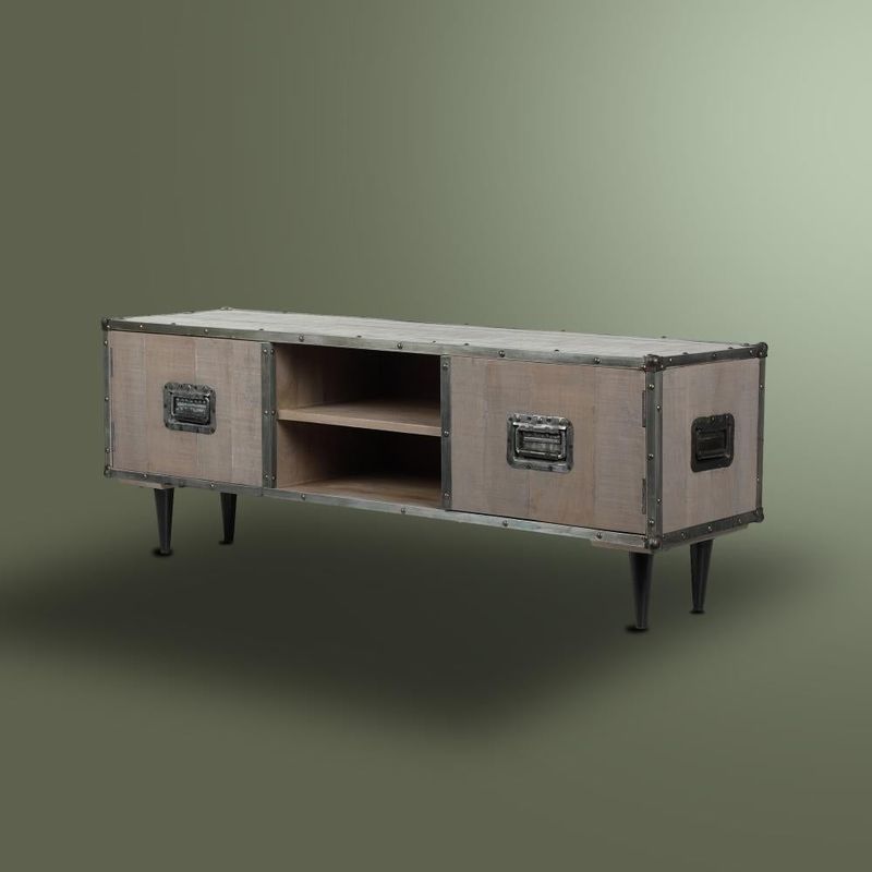 2 Door 58'' TV Cabinet - Grey
