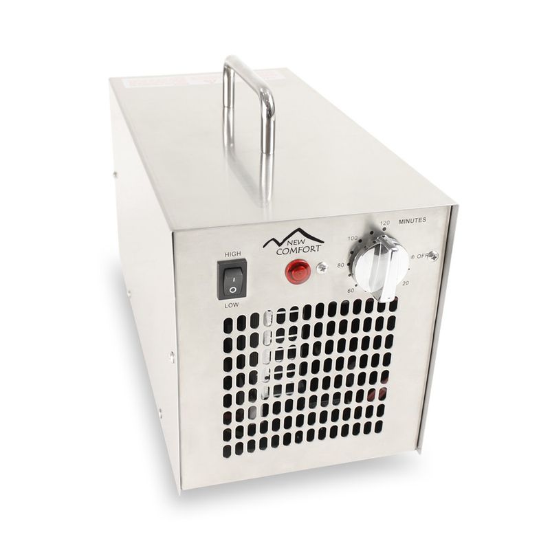 Stainless Steel Commercial Ozone Generator UV Air Purifier - Stainless Steel