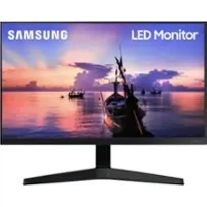 Samsung - 27" T350 Series IPS FHD, AMD FreeSync Monitor (VESA, HDMI, VGA) - Dark Blue Gray