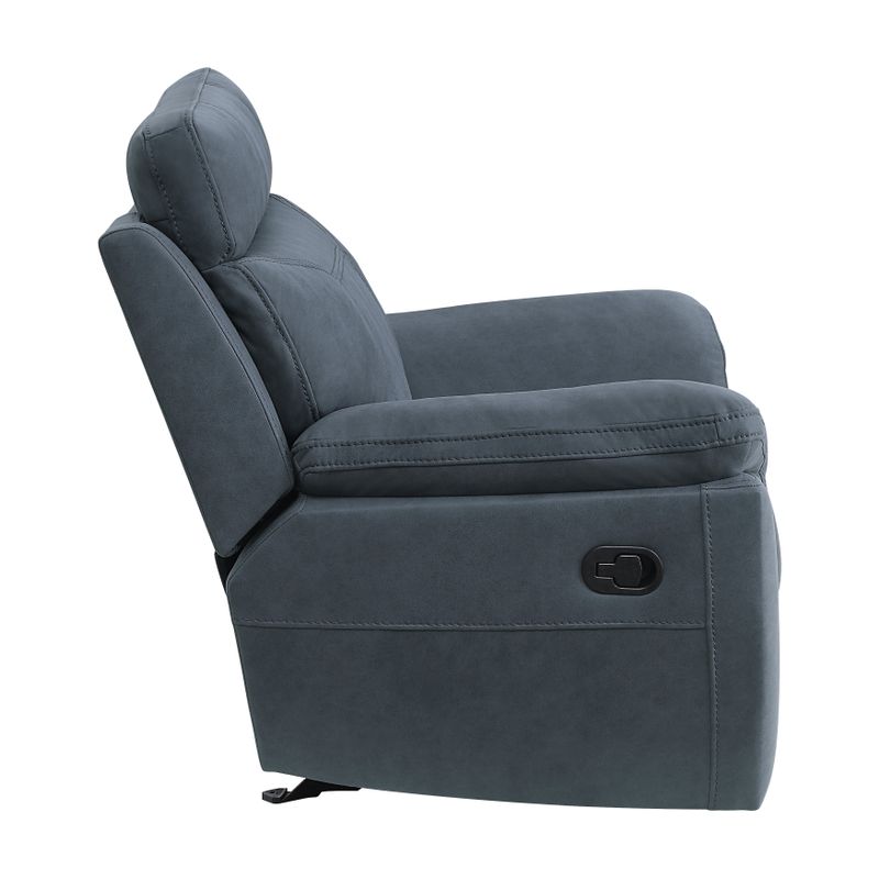 Metz Glider Reclining Chair - Grey