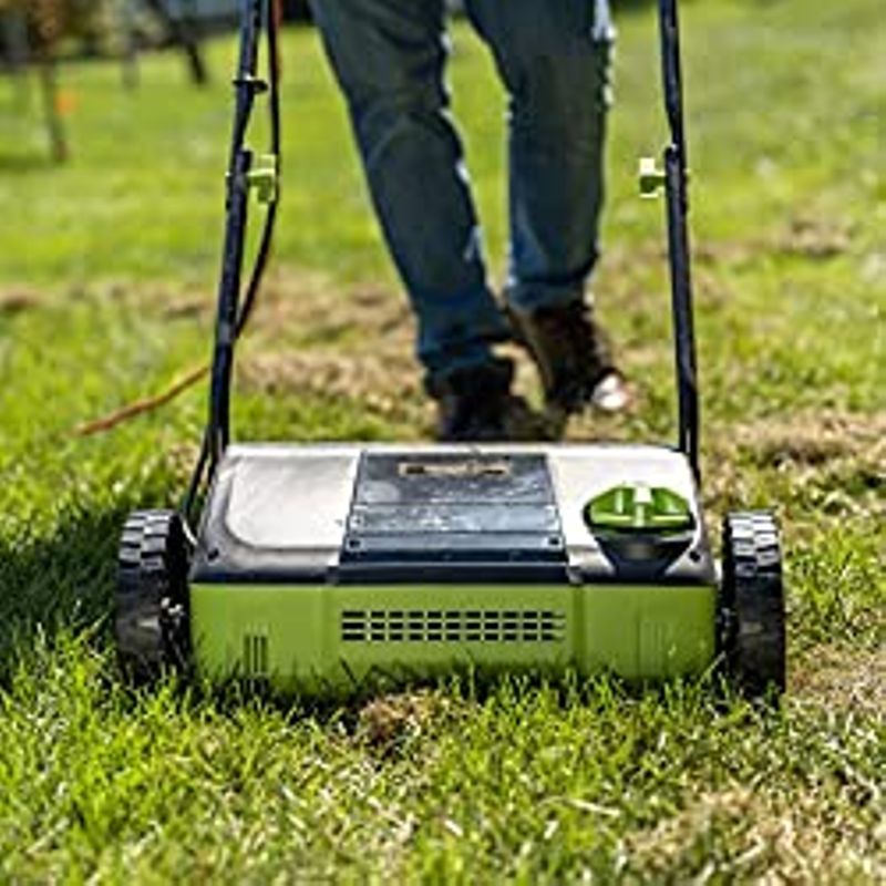 Earthwise 12-Amp 12-Inch Electric Corded Lawn Dethatcher