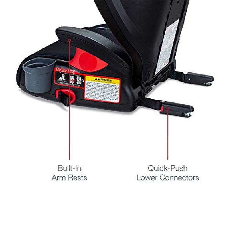 Britax Skyline 2-Stage Belt-Positioning Booster Car Seat - Highback and Backless - 2 Layer Impact Protection - 40 to 120 Pounds, Dusk