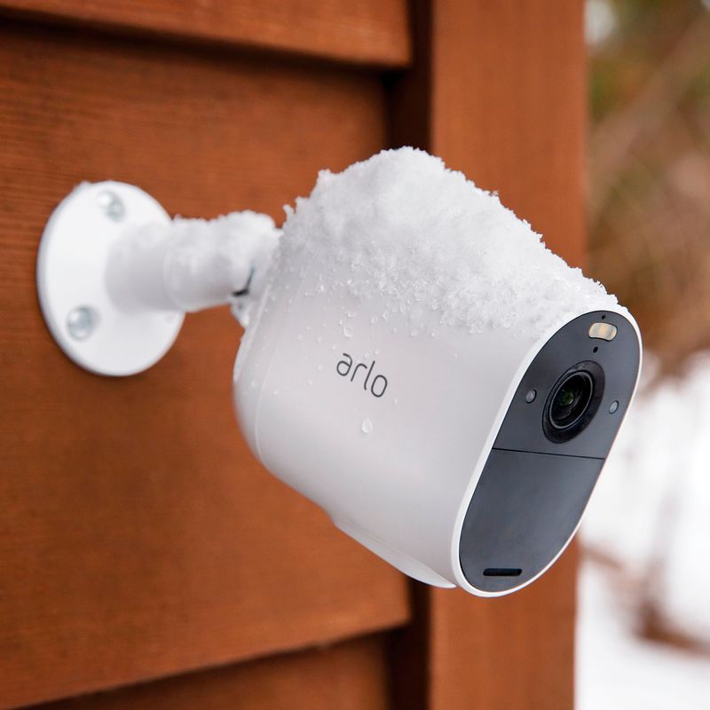 Alt View Zoom 14. Arlo - Essential Spotlight 4-Camera Indoor/Outdoor Wireless 1080p Surveillance System - White