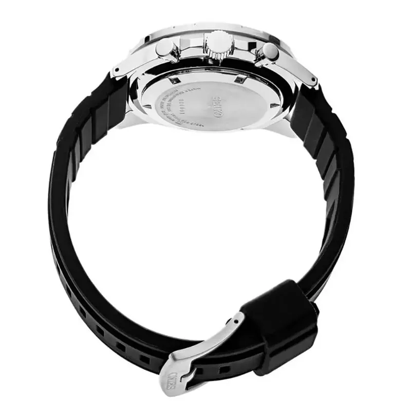 Seiko Mens SSB Essentials Series Chronograph Watch - Stainless Steel/Black Dial