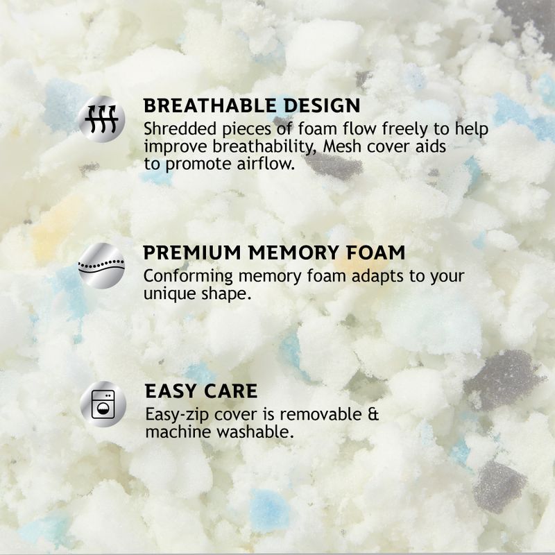 Sealy Memory Foam Cluster Pillow - Standard