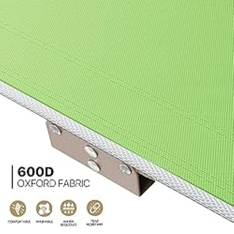 MoNiBloom Folding Camping Cots for Adults, Heavy Duty Portable Sleeping Bed Cot with Pillow and Carry Bag for Camp Office Use Outdoor...