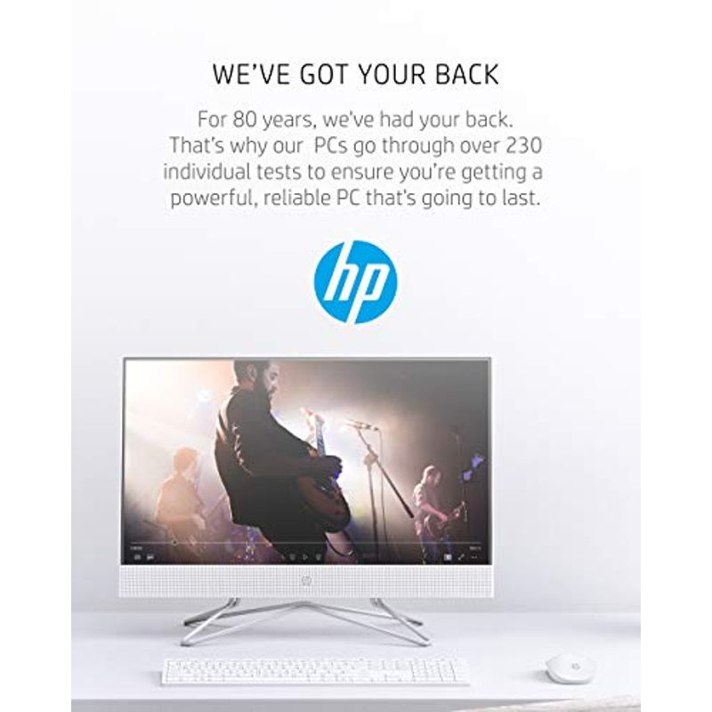 HP 24 All-in-One PC, 11th Gen Intel Core i3-1115G4 Processor, 8 GB RAM, 512 GB SSD, 23.8" Full HD Display, Windows 10 Home, Wireless...