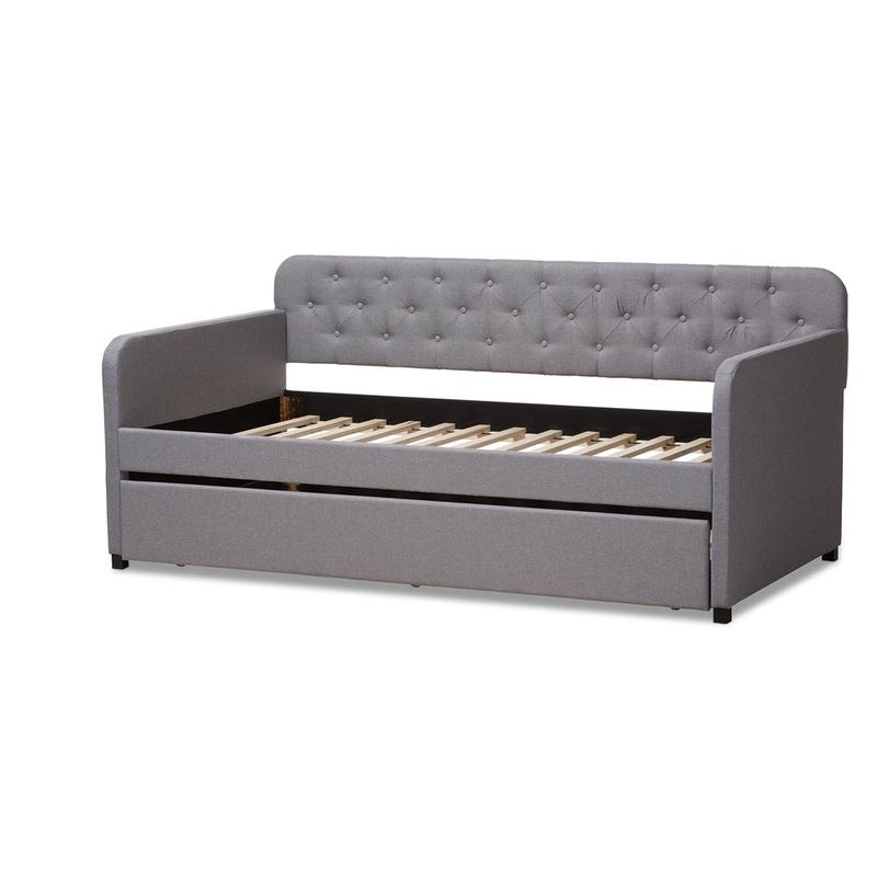 Taylor & Olive Damodar Contemporary Fabric Daybed - Beige