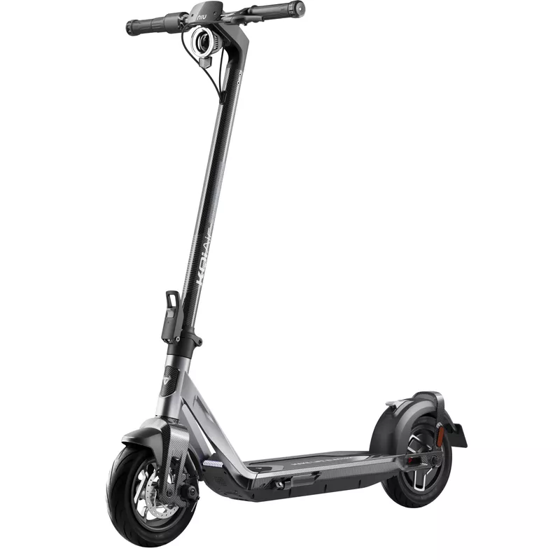 NIU - KQi Air Carbon Fiber Foldable Electric Kick Scooter w/ 31 mi Range & 20mph Max Speed - Black