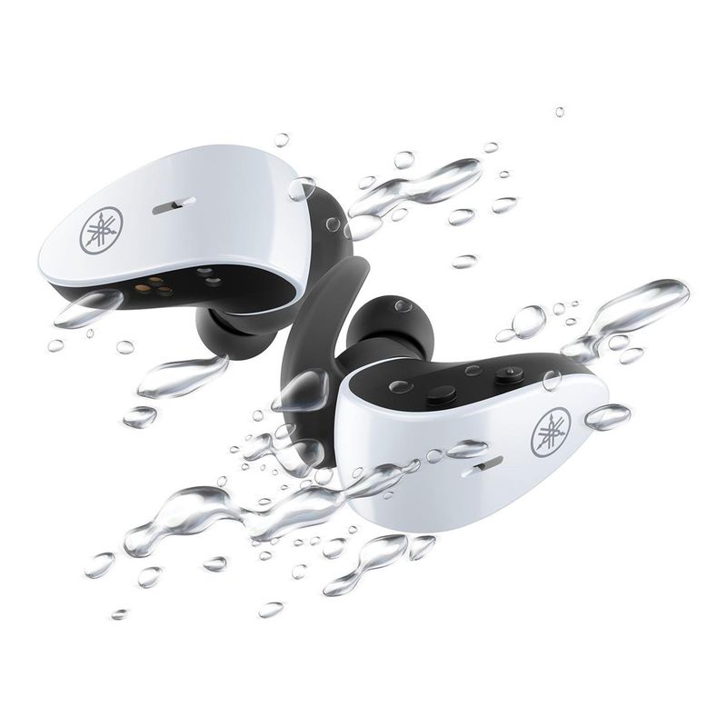 Yamaha TW-ES5A True Wireless Sports Earbuds, White