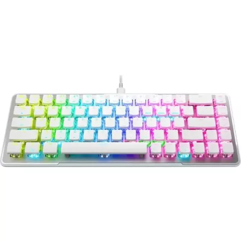 ROCCAT - Vulcan II Mini - 65% Wired Gaming Keyboard With Customizable AIMO RGB Illumination - White