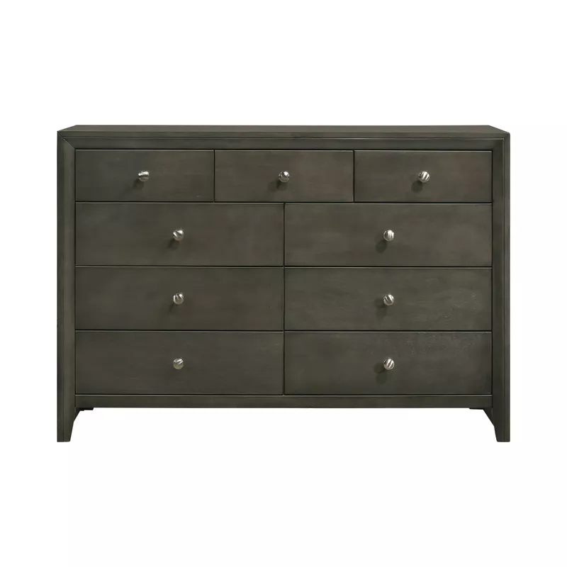 Serenity 9-drawer Dresser Mod Grey