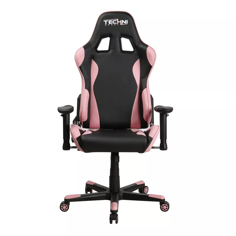 Ergonomic High Back Racer Style PC/Gaming Chair, Pink