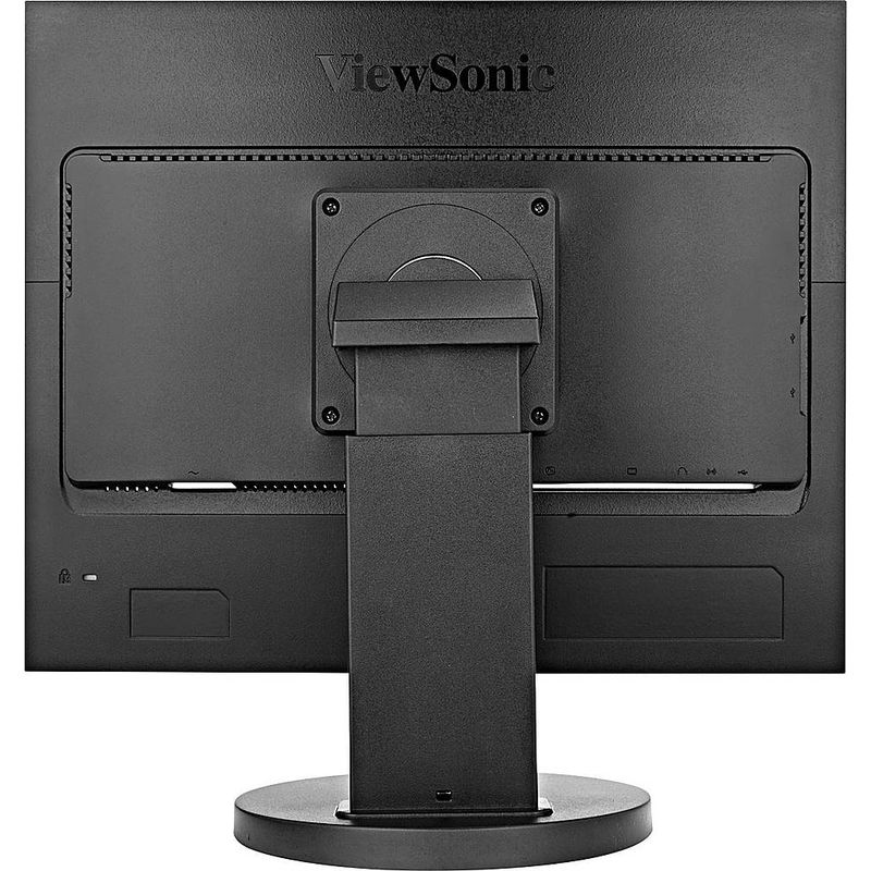 Back Zoom. ViewSonic - 19" IPS LED HD Monitor (DVI, USB, VGA) - Black