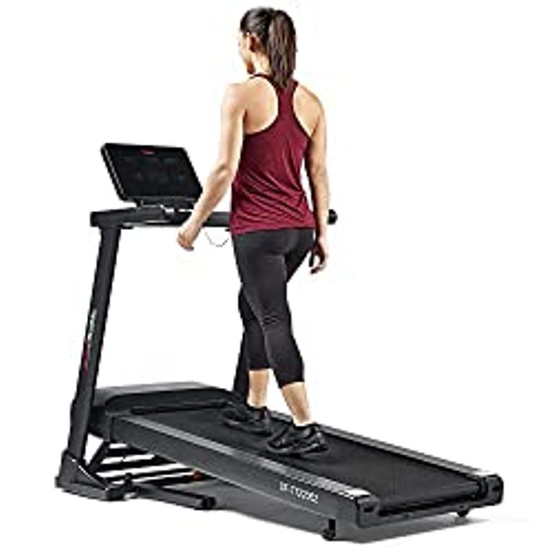 Sunny Health & Fitness Astra Elite Advanced Brushless Technology Treadmill with 15-Level Auto Incline, Wide Running Deck & Exclusive...