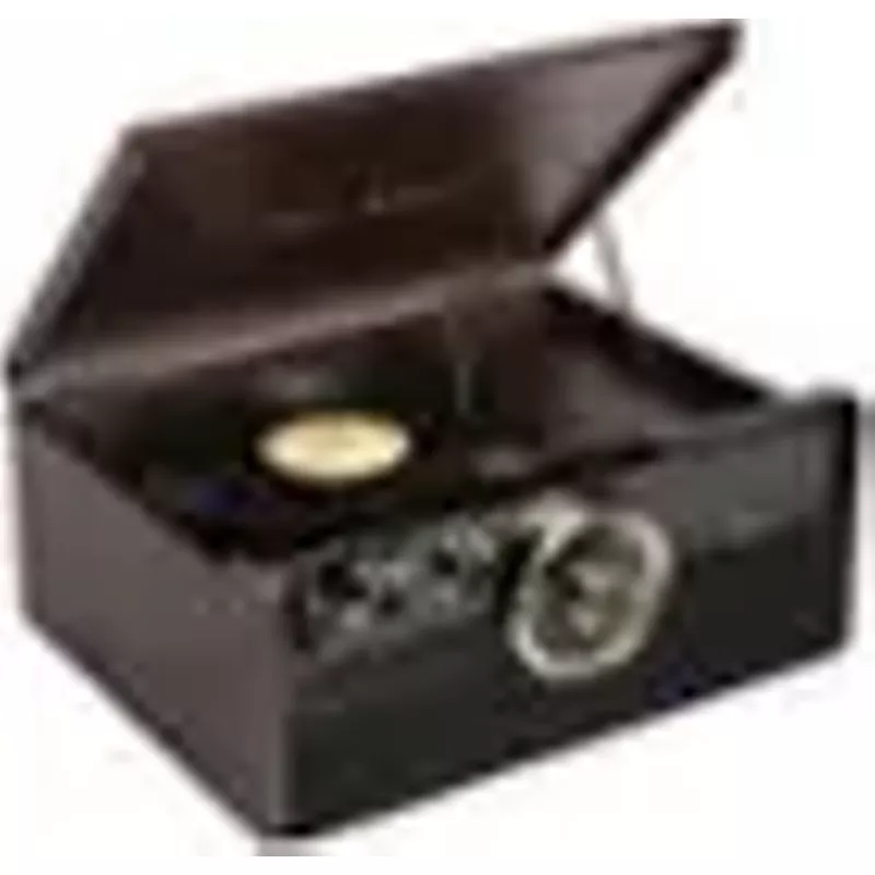 Victrola - Empire Bluetooth 6-in-1 Record Player - Gold/Brown/Black