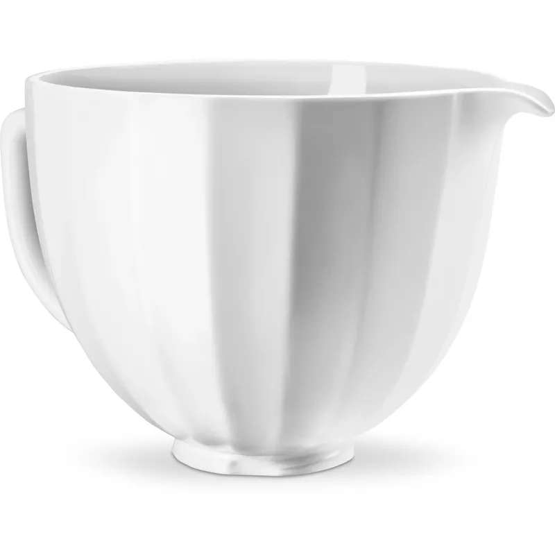 KitchenAid 5-Qt. Ceramic Bowl for Tilt-Head Stand Mixers, White Shell