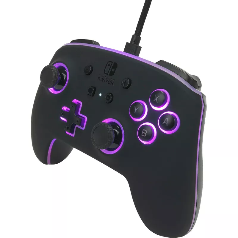 PowerA - Spectra Enhanced Wired Controller for Nintendo Switch - Black LED