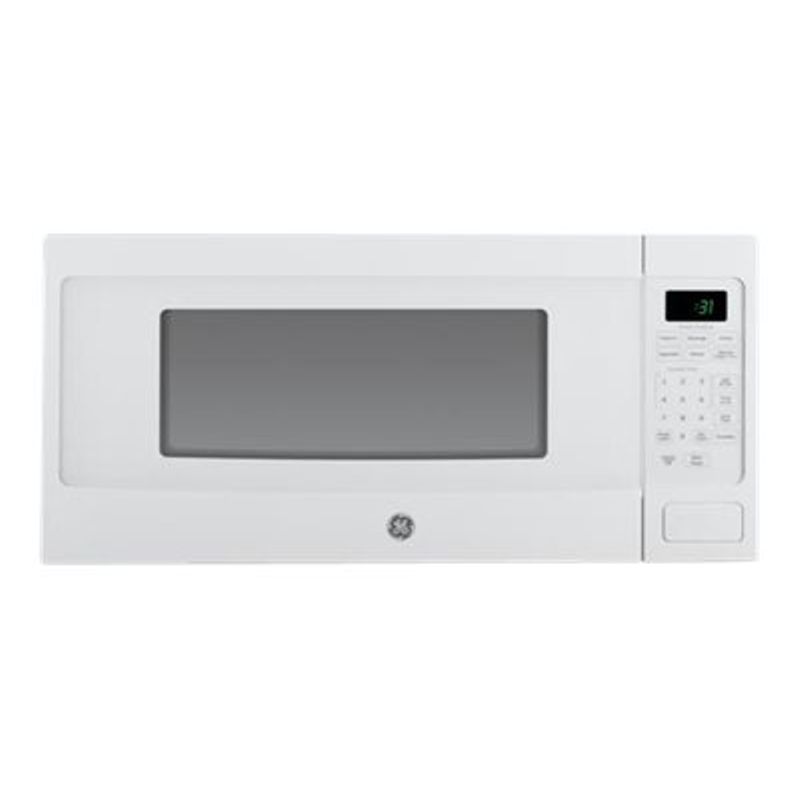 GE Profile White Countertop Microwave Oven