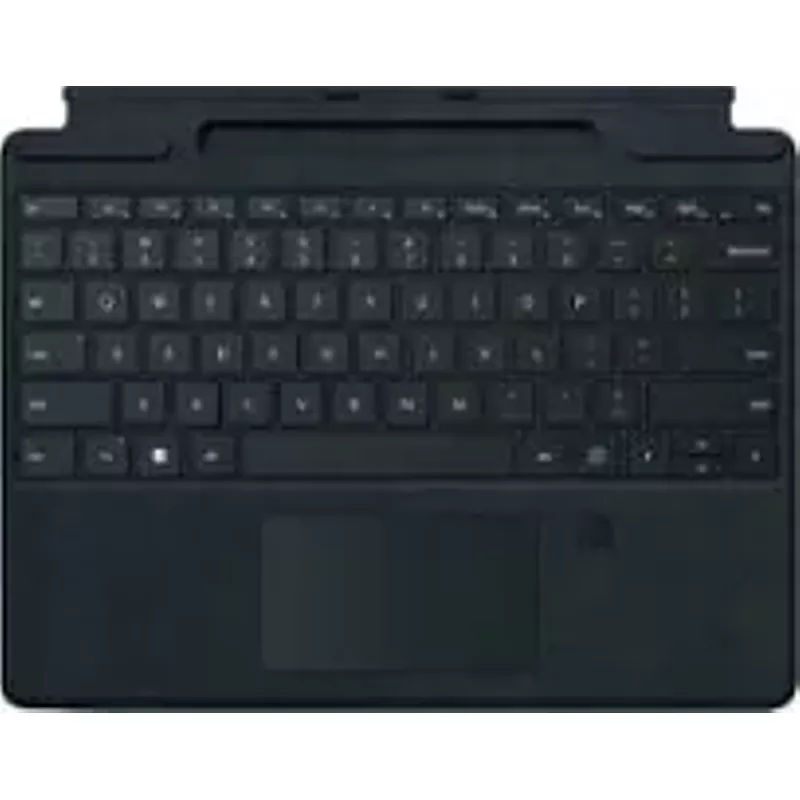 Microsoft - Surface Pro Signature Keyboard for Pro X and Pro 8 with Fingerprint Reader - Black Alcantara Material
