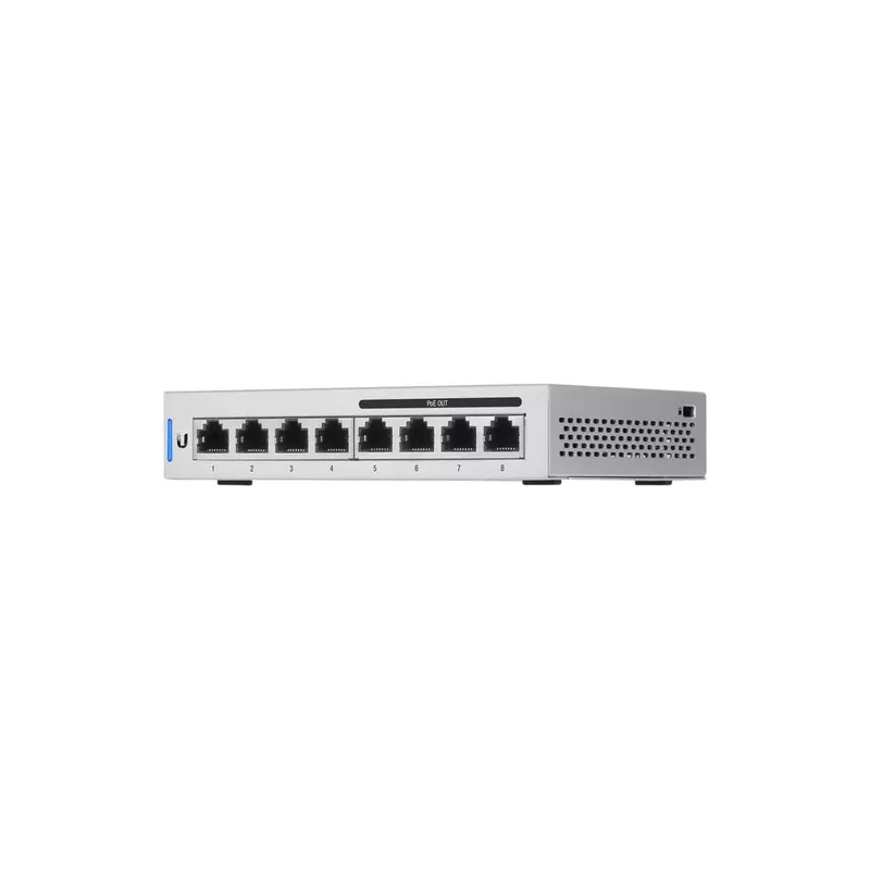Ubiquiti Networks UniFi US-8-60W 8-Port Managed Gigabit Switch, 60W, 4x Auto-Sensing PoE, 5-Pack